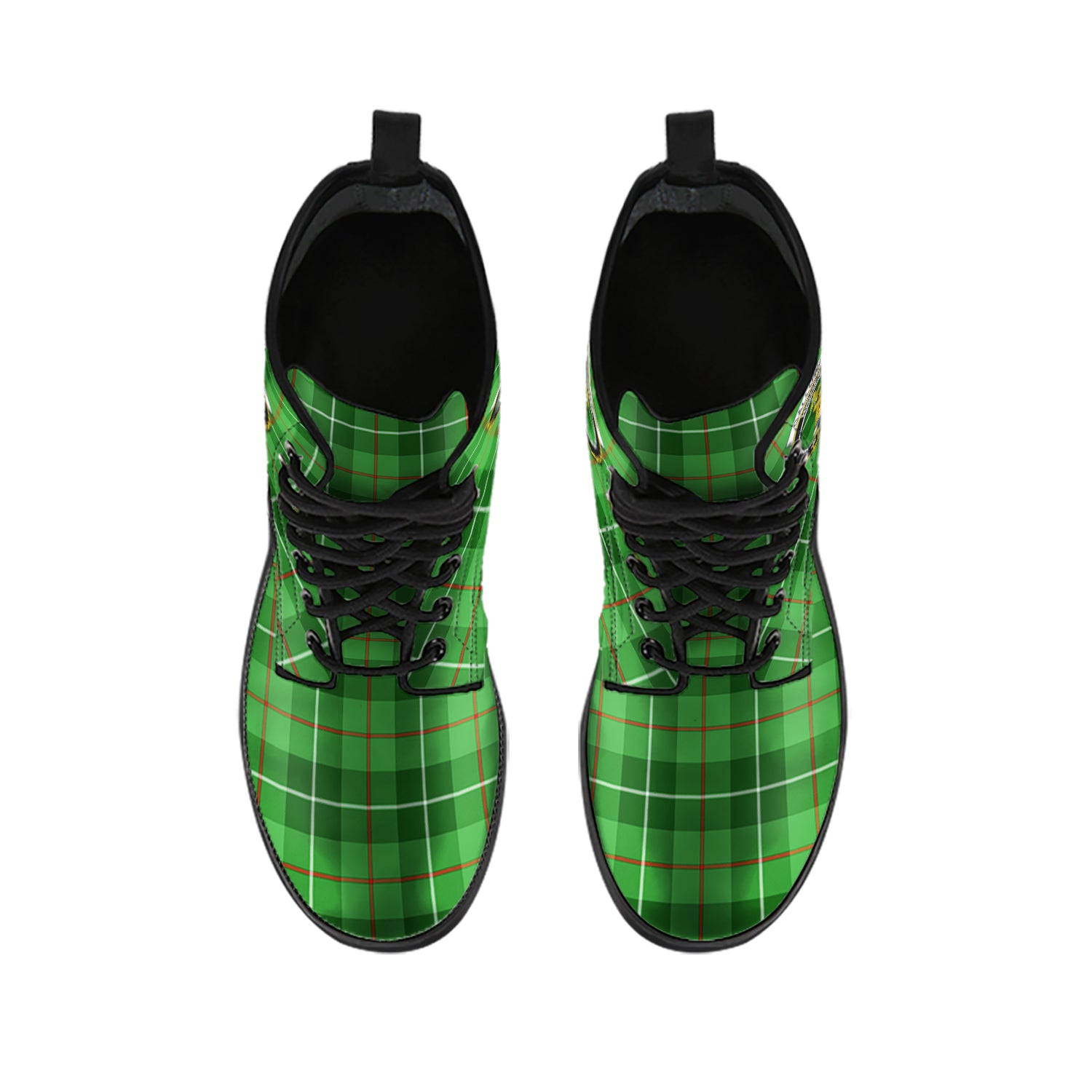 galloway-tartan-leather-boots-with-family-crest