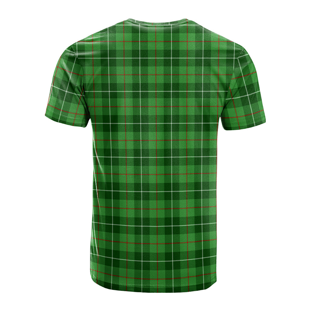 Galloway Tartan T-Shirt with Family Crest - Tartan Vibes Clothing