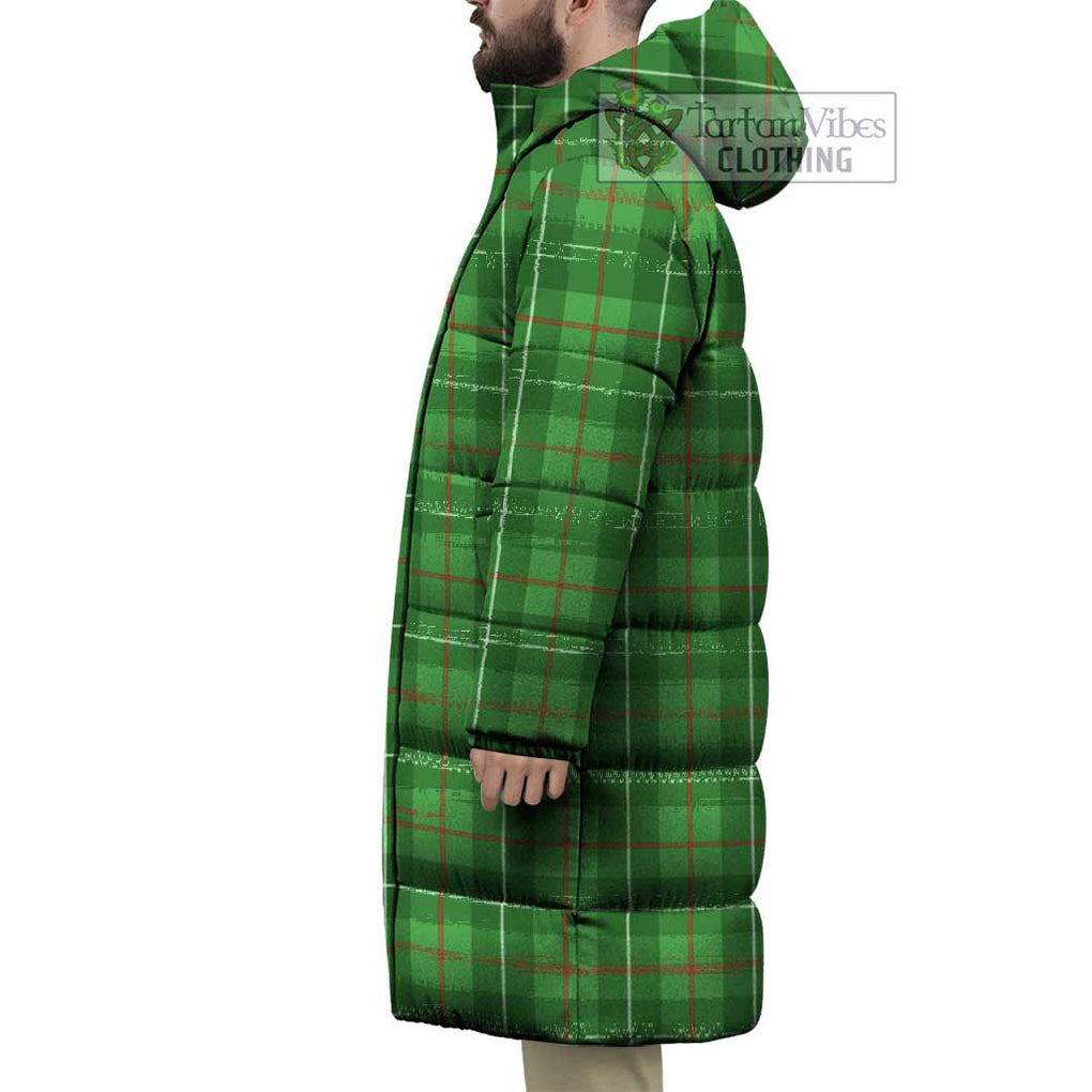 Tartan Vibes Clothing Galloway Tartan Long Down Jacket