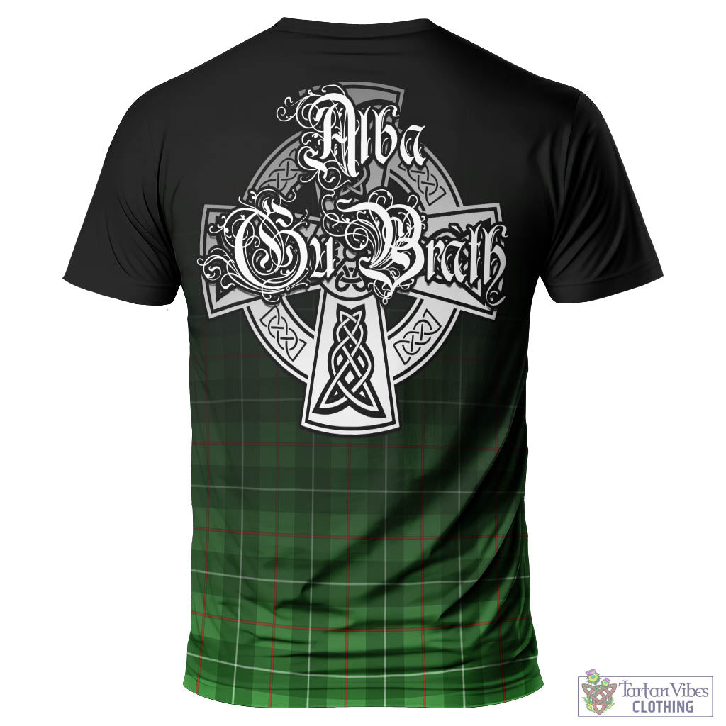 Tartan Vibes Clothing Galloway Tartan T-Shirt Featuring Alba Gu Brath Family Crest Celtic Inspired