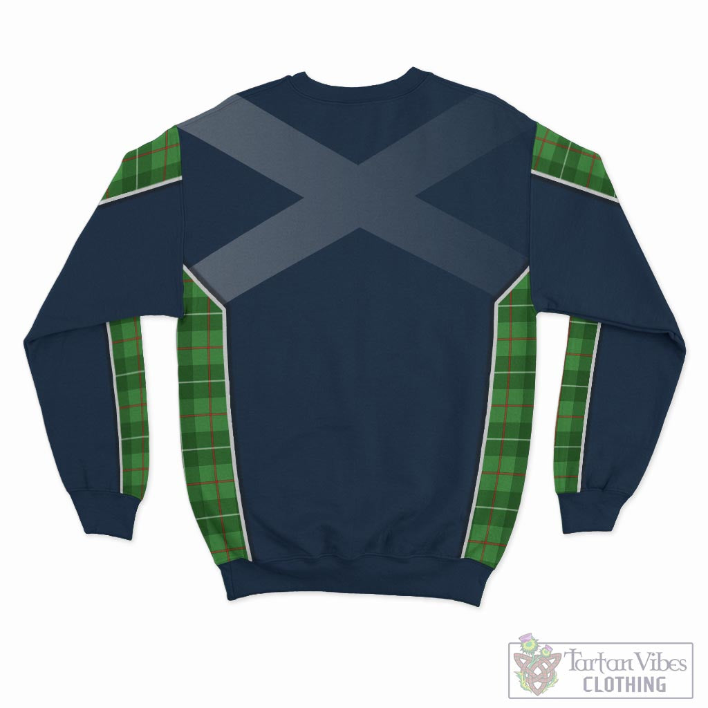 Tartan Vibes Clothing Galloway Tartan Sweater with Family Crest and Lion Rampant Vibes Sport Style