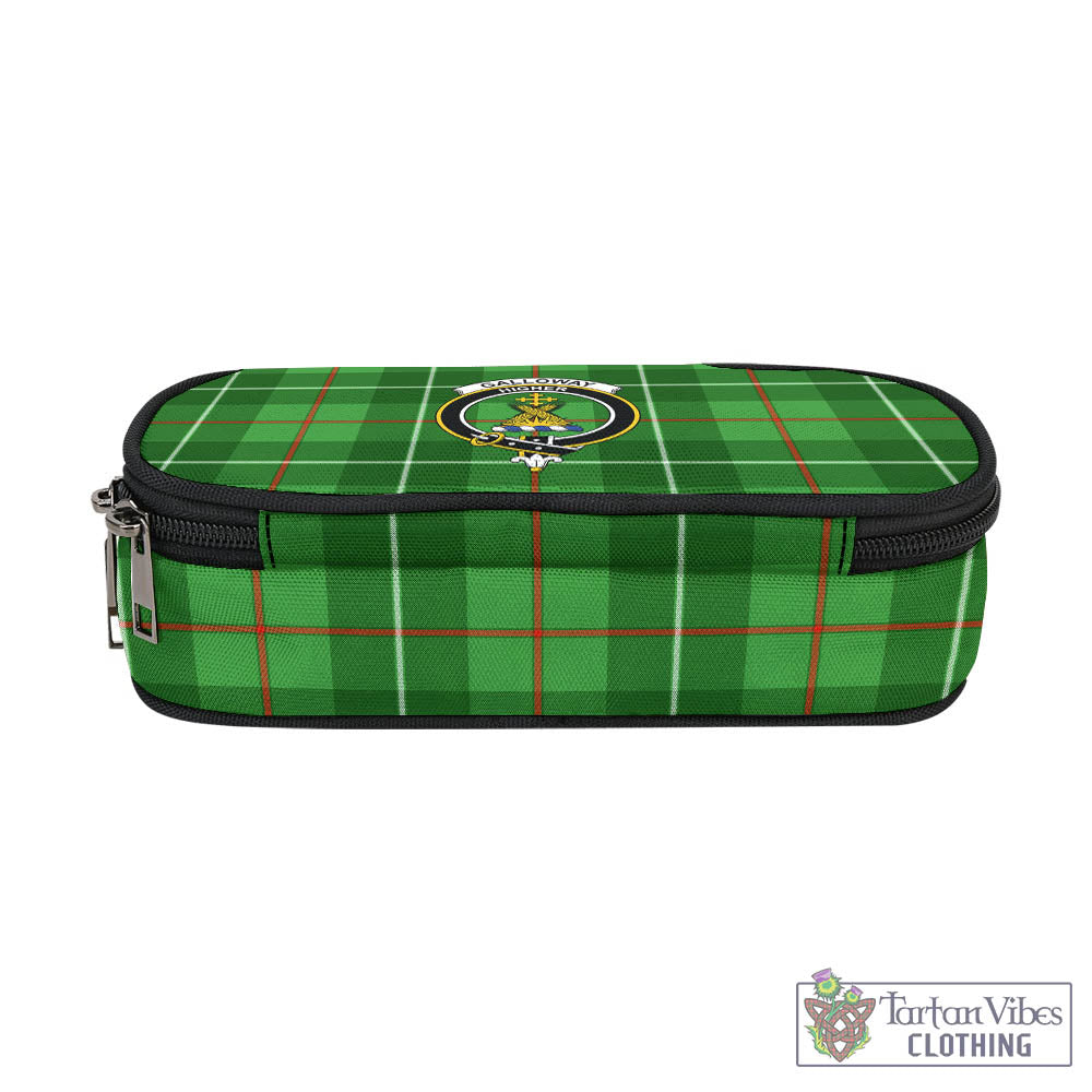 Tartan Vibes Clothing Galloway Tartan Pen and Pencil Case with Family Crest