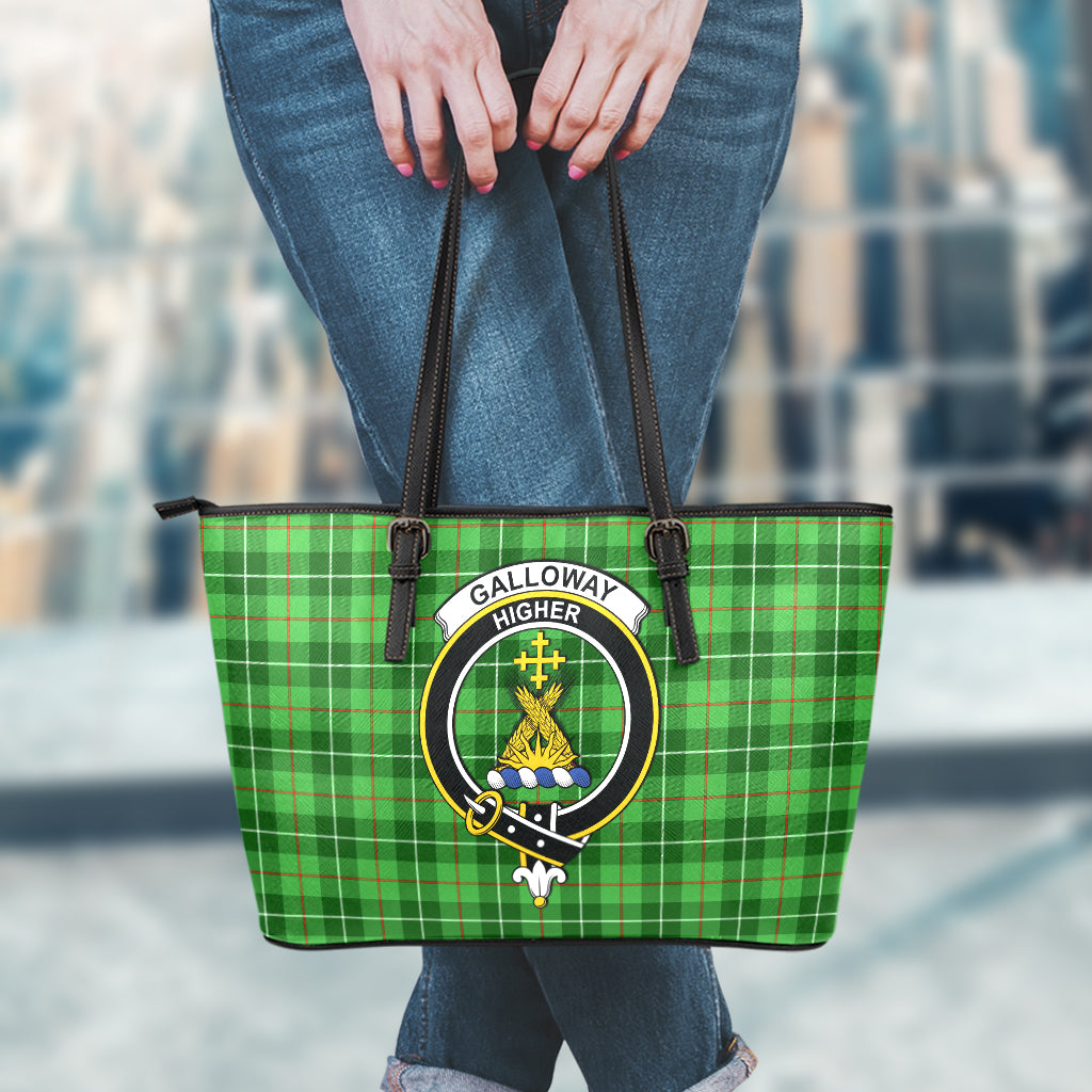 galloway-tartan-leather-tote-bag-with-family-crest