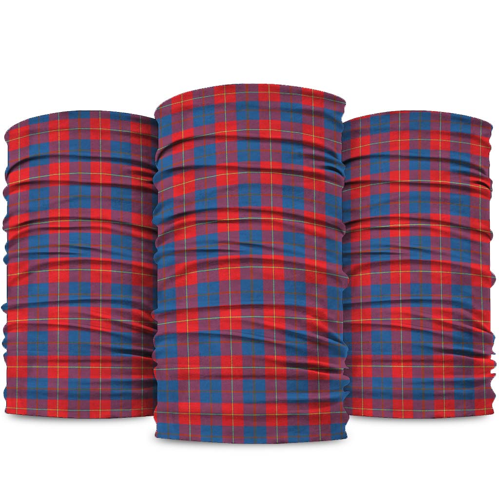 Galloway Red Tartan Neck Gaiters, Tartan Bandanas, Tartan Head Band