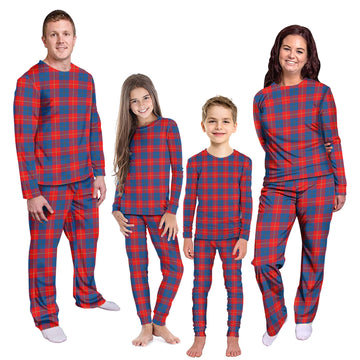 Galloway Red Tartan Pajamas Family Set