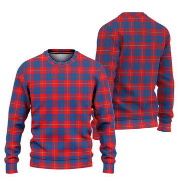 Galloway Red Tartan Knitted Sweater