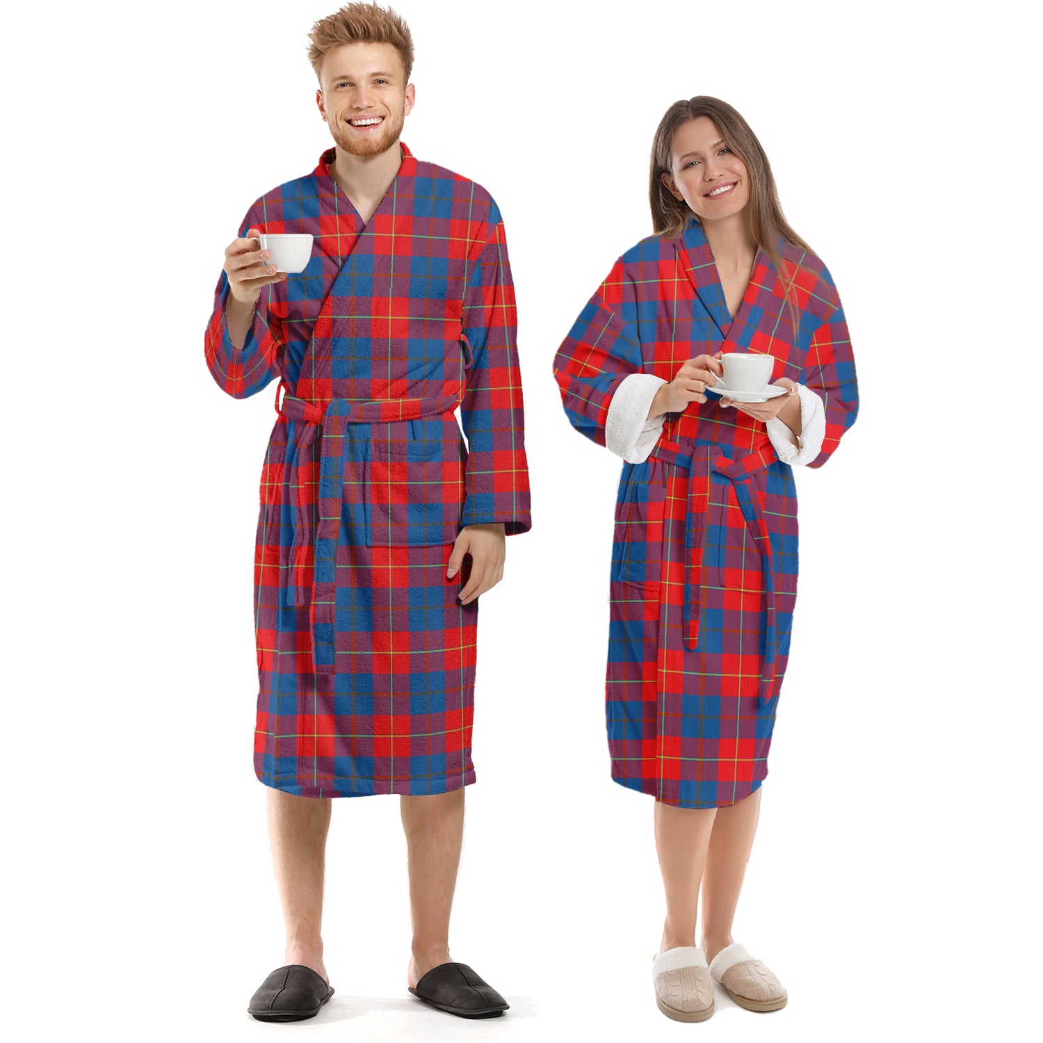 galloway-red-tartan-bathrobe