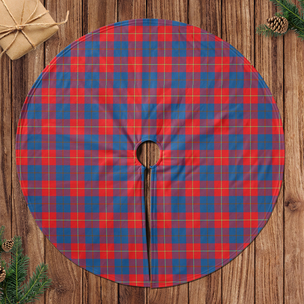 Galloway Red Tartan Christmas Tree Skirt - Tartanvibesclothing