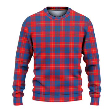 Galloway Red Tartan Knitted Sweater