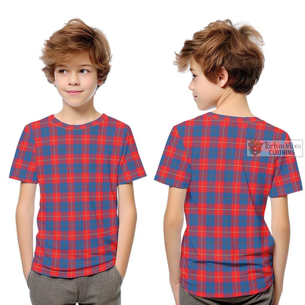 Galloway Red Tartan Kid T-Shirt - Tartanvibesclothing Shop