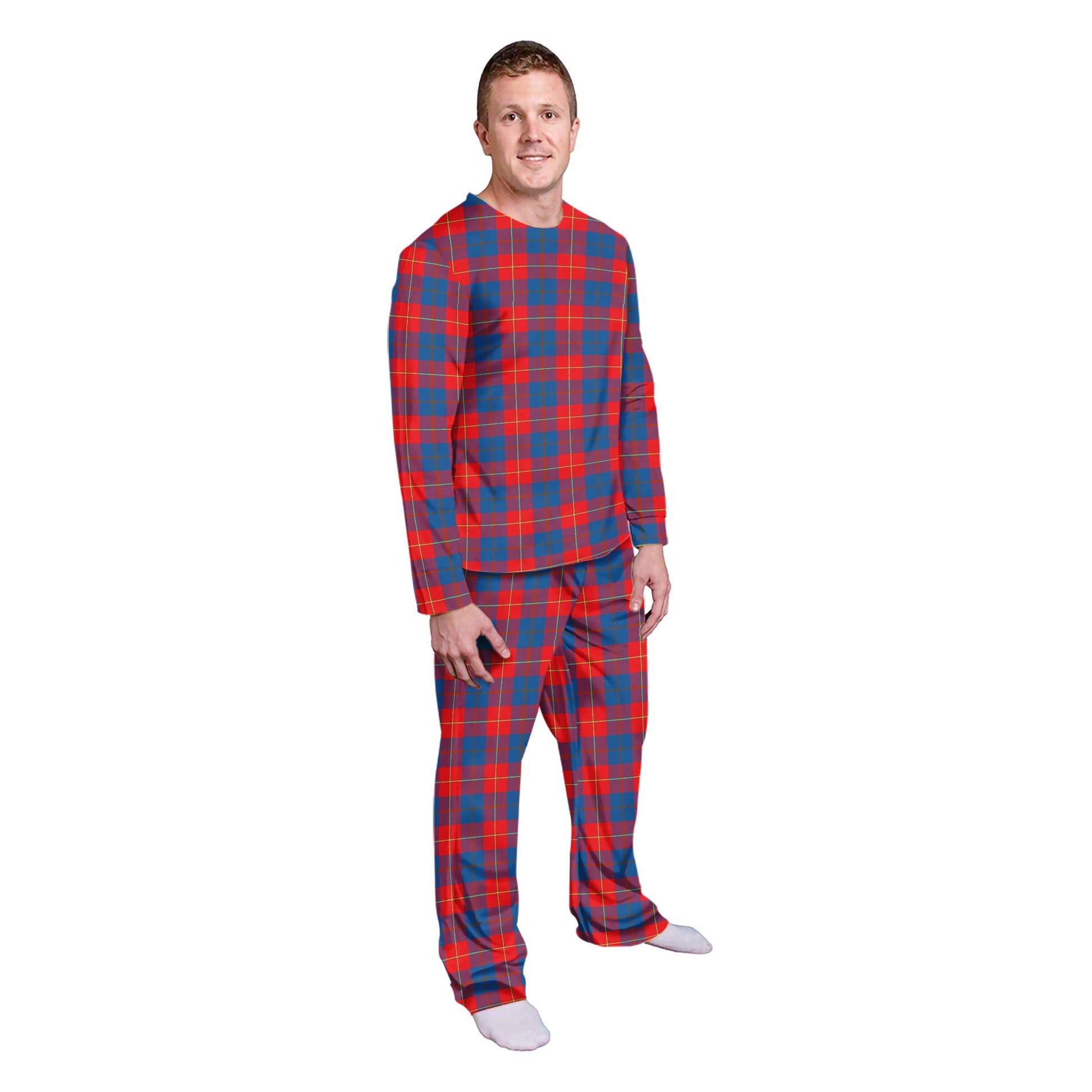 Galloway Red Tartan Pajamas Family Set - Tartanvibesclothing