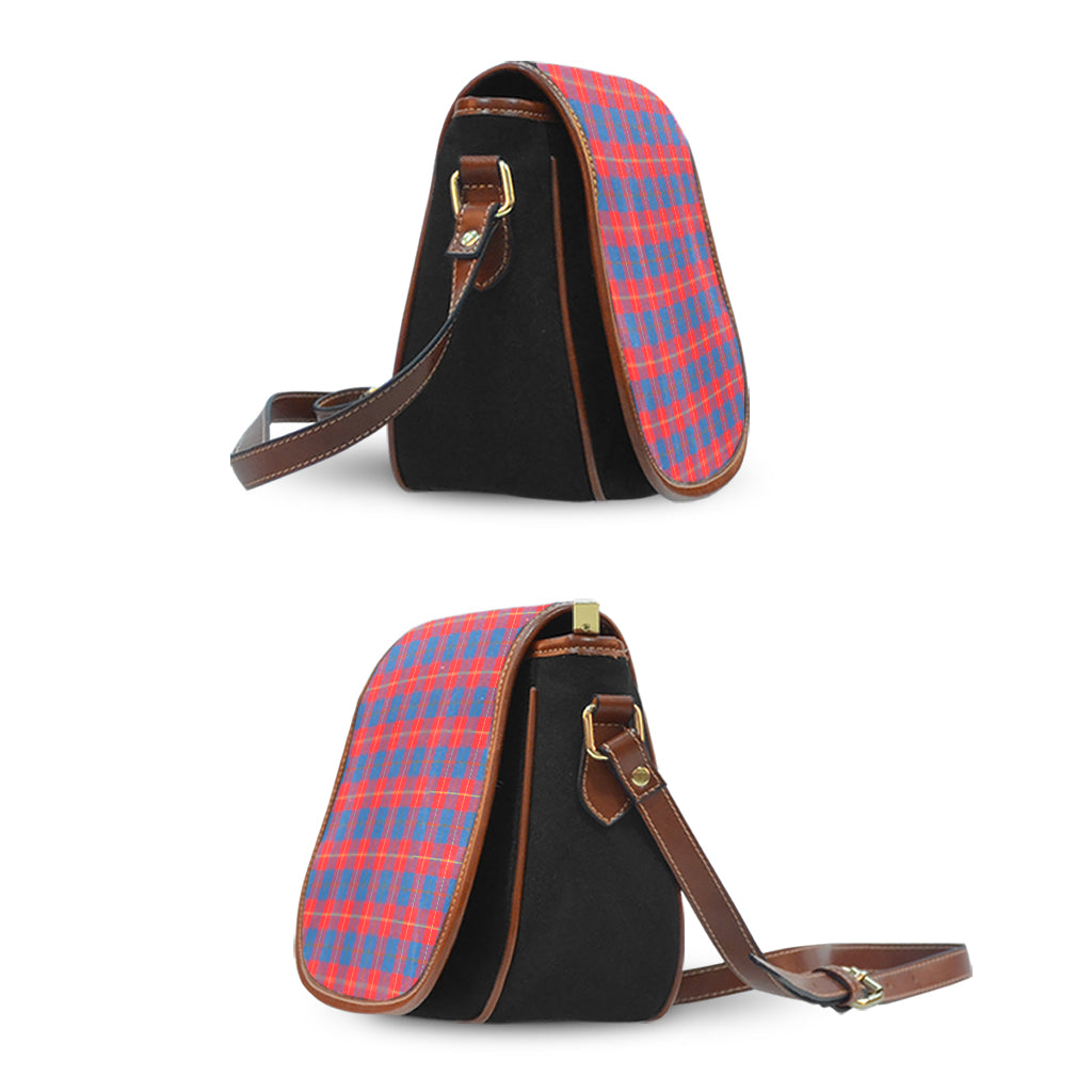 Galloway Red Tartan Saddle Bag - Tartan Vibes Clothing