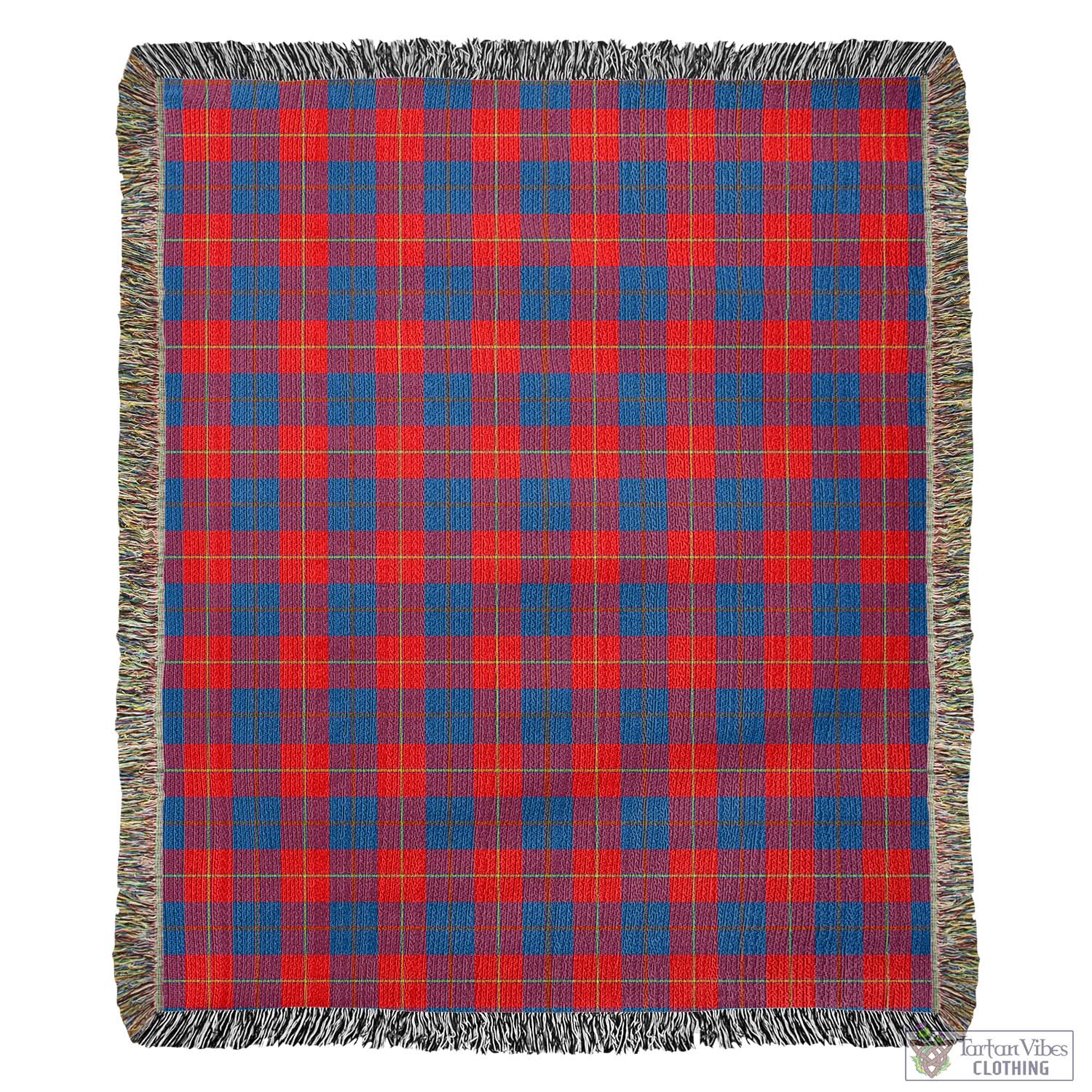 Tartan Vibes Clothing Galloway Red Tartan Woven Blanket