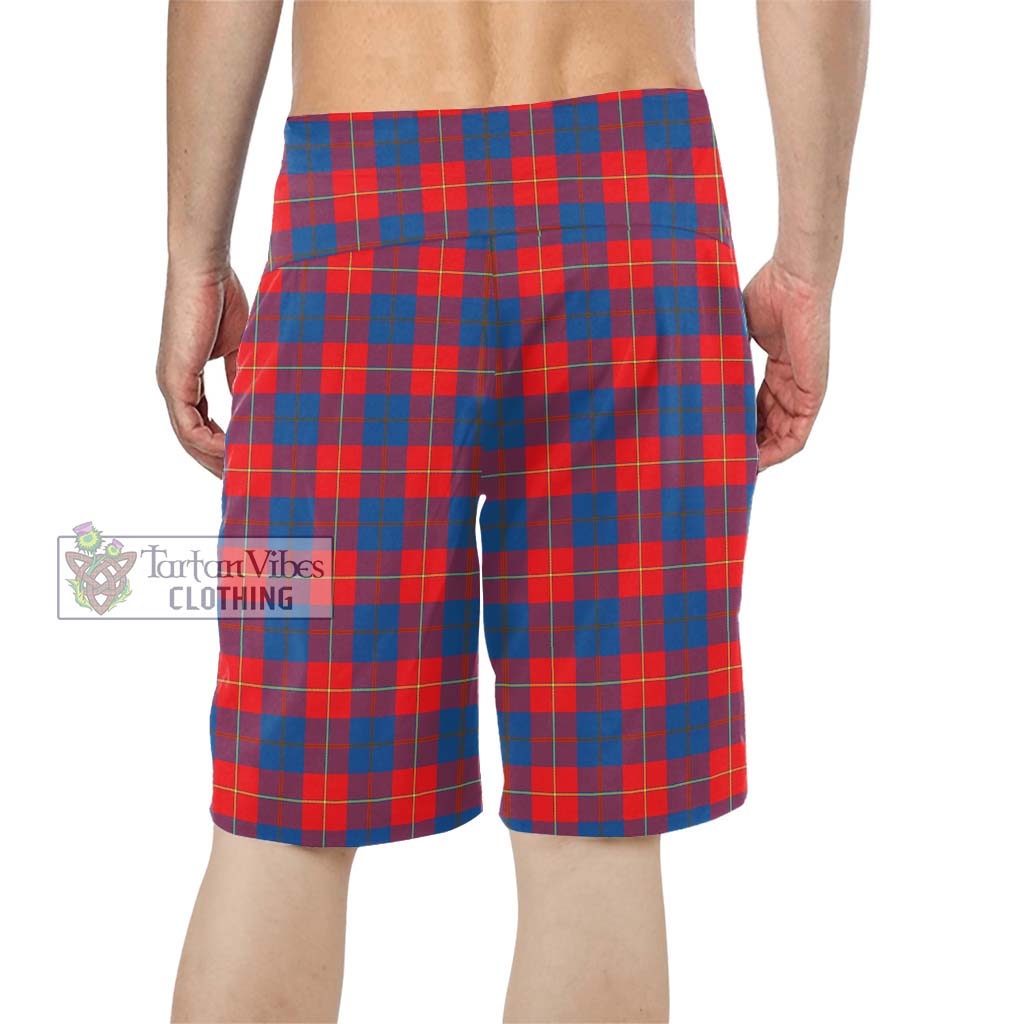 Galloway Red Tartan Men's Board Shorts - Tartan Vibes Clothing