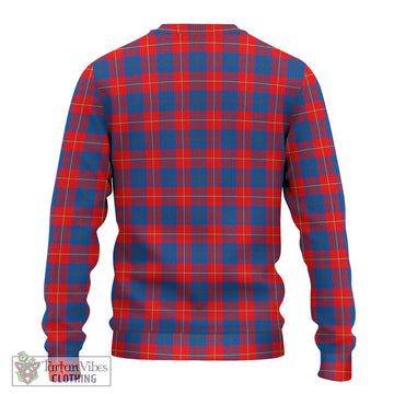 Galloway Red Tartan Ugly Sweater with Family Crest DNA In Me Style