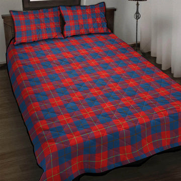 Galloway Red Tartan Quilt Bed Set