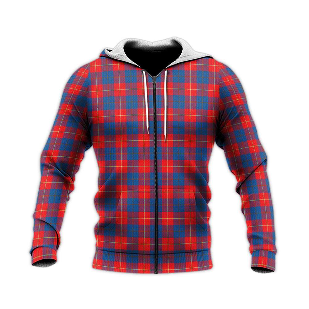 galloway-red-tartan-knitted-hoodie