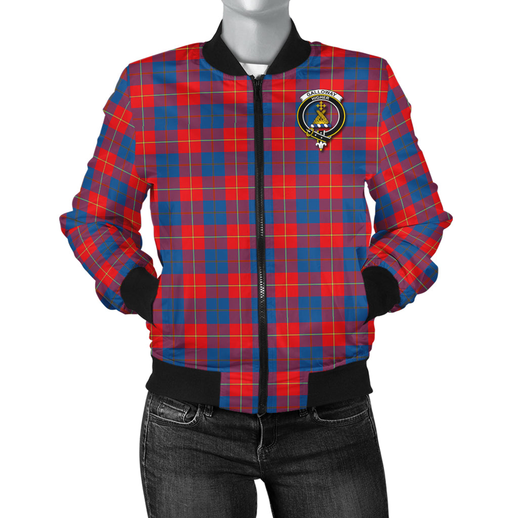 galloway-red-tartan-bomber-jacket-with-family-crest