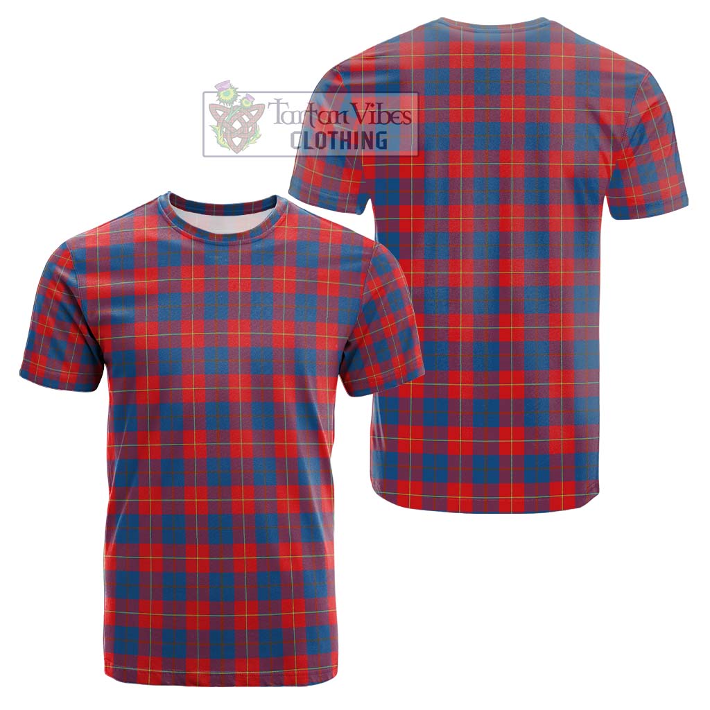 Tartan Vibes Clothing Galloway Red Tartan Cotton T-Shirt