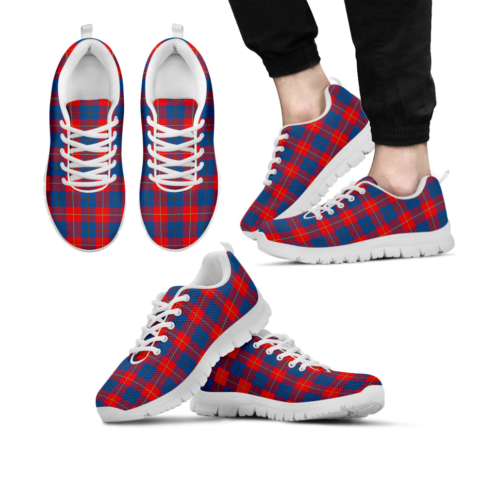 Galloway Red Tartan Sneakers - Tartan Vibes Clothing