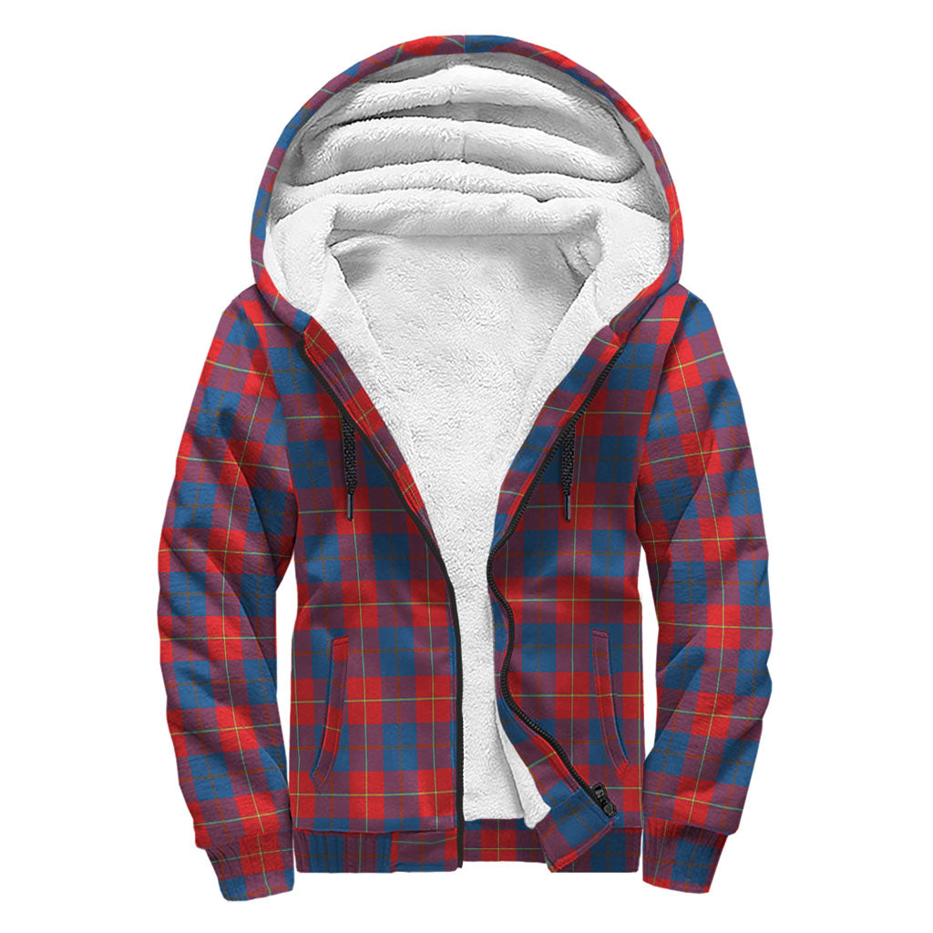 galloway-red-tartan-sherpa-hoodie-with-family-crest