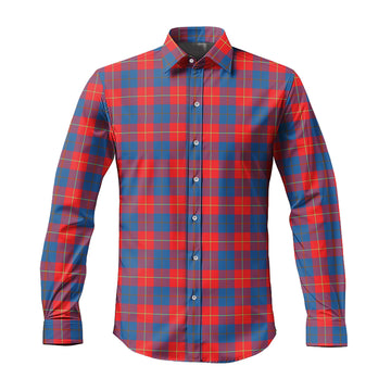 Galloway Red Tartan Long Sleeve Button Up Shirt