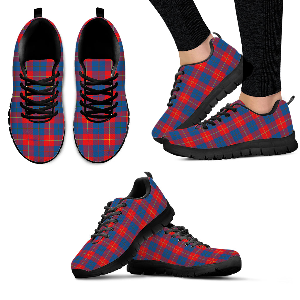 Galloway Red Tartan Sneakers - Tartan Vibes Clothing