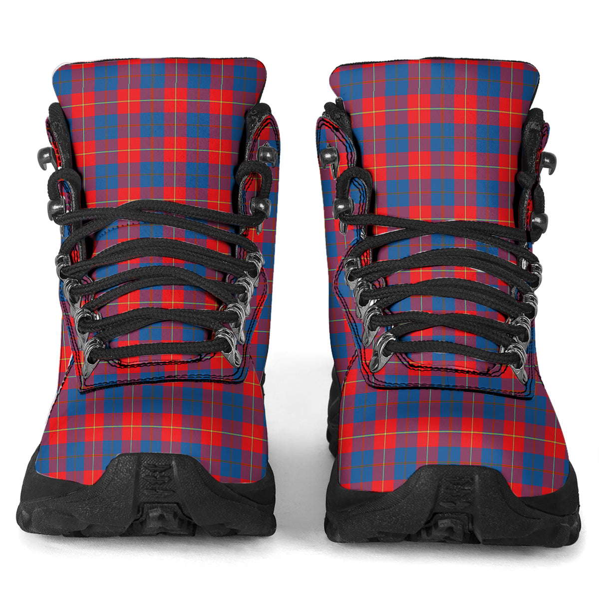 Galloway Red Tartan Alpine Boots - Tartanvibesclothing