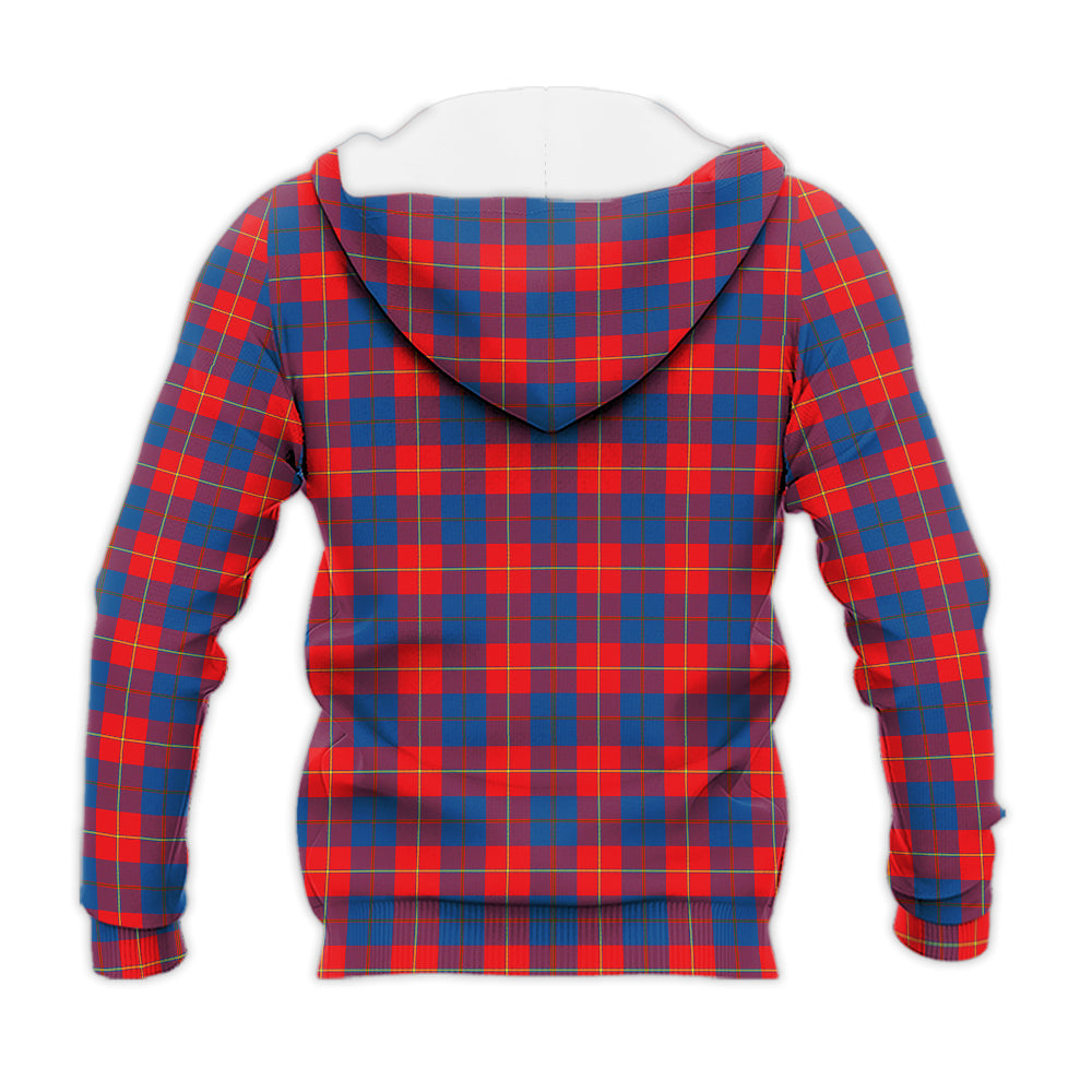 galloway-red-tartan-knitted-hoodie-with-family-crest