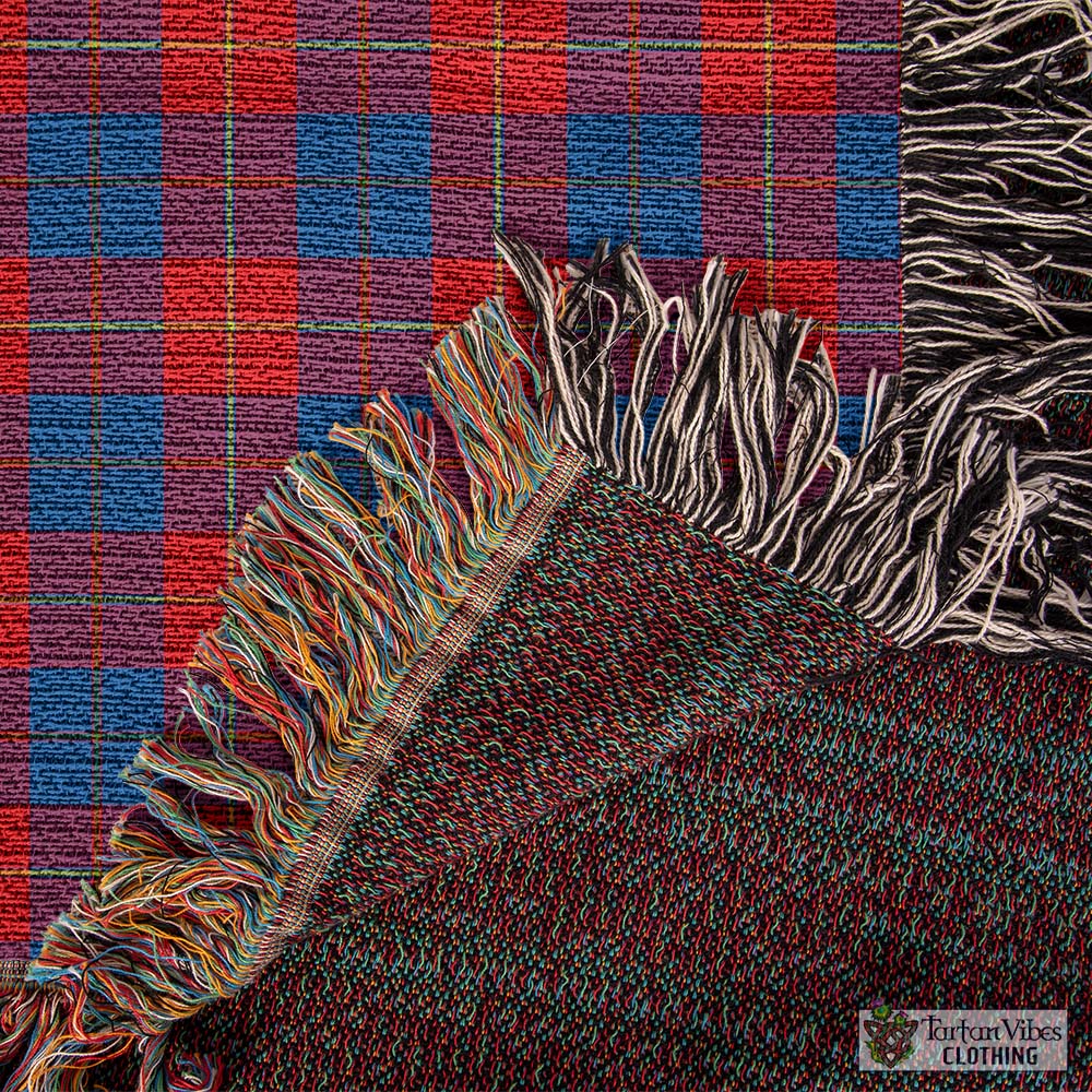 Tartan Vibes Clothing Galloway Red Tartan Woven Blanket