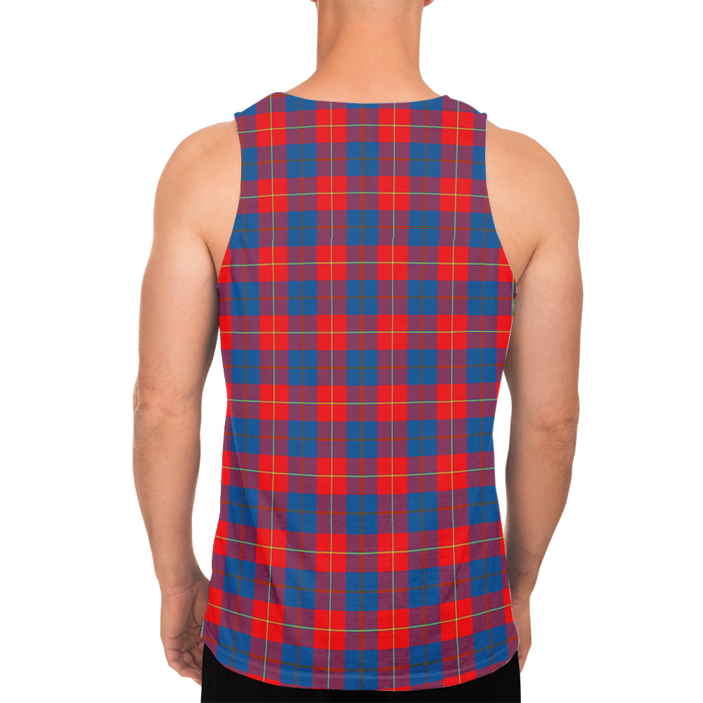 galloway-red-tartan-mens-tank-top-with-family-crest