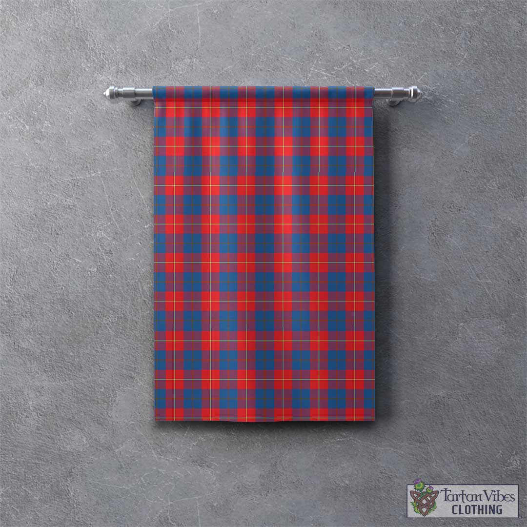 Tartan Vibes Clothing Galloway Red Tartan Gonfalon, Tartan Banner