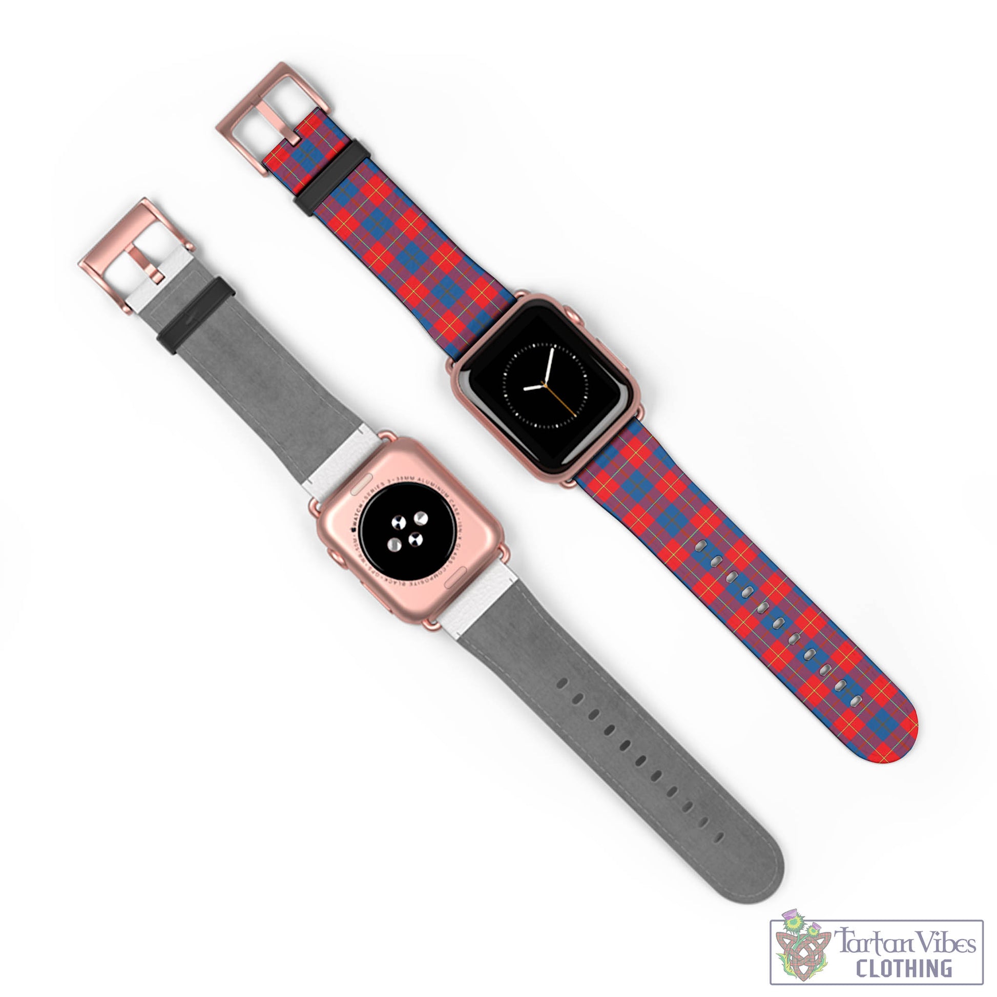 Tartan Vibes Clothing Galloway Red Tartan Watch Band