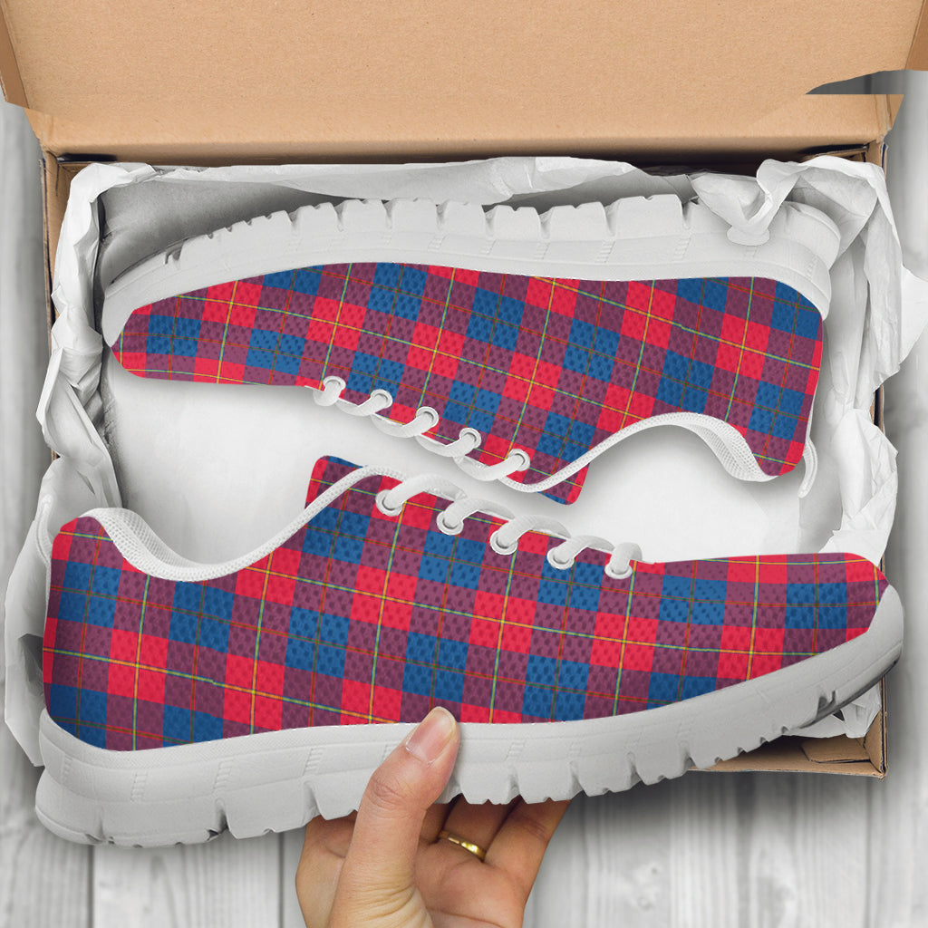 Galloway Red Tartan Sneakers - Tartan Vibes Clothing