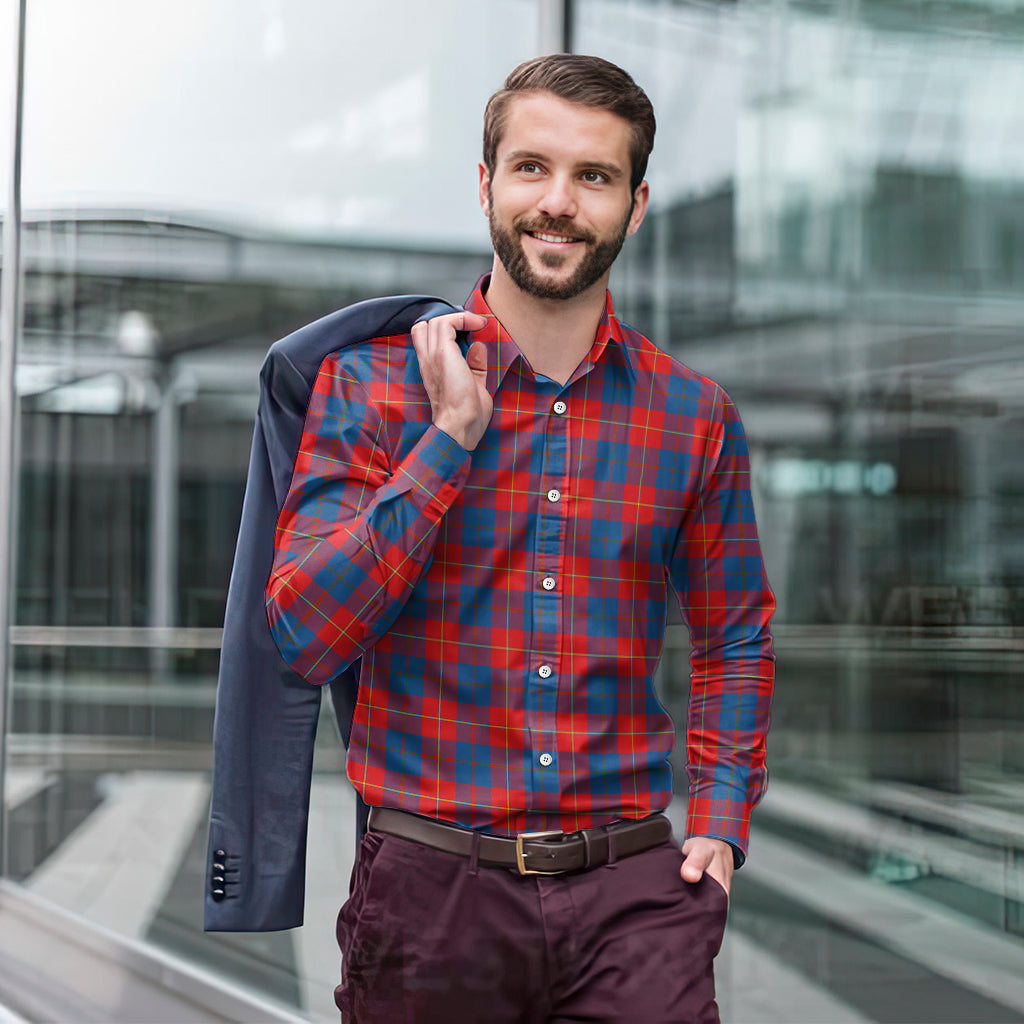 galloway-red-tartan-long-sleeve-button-up-shirt