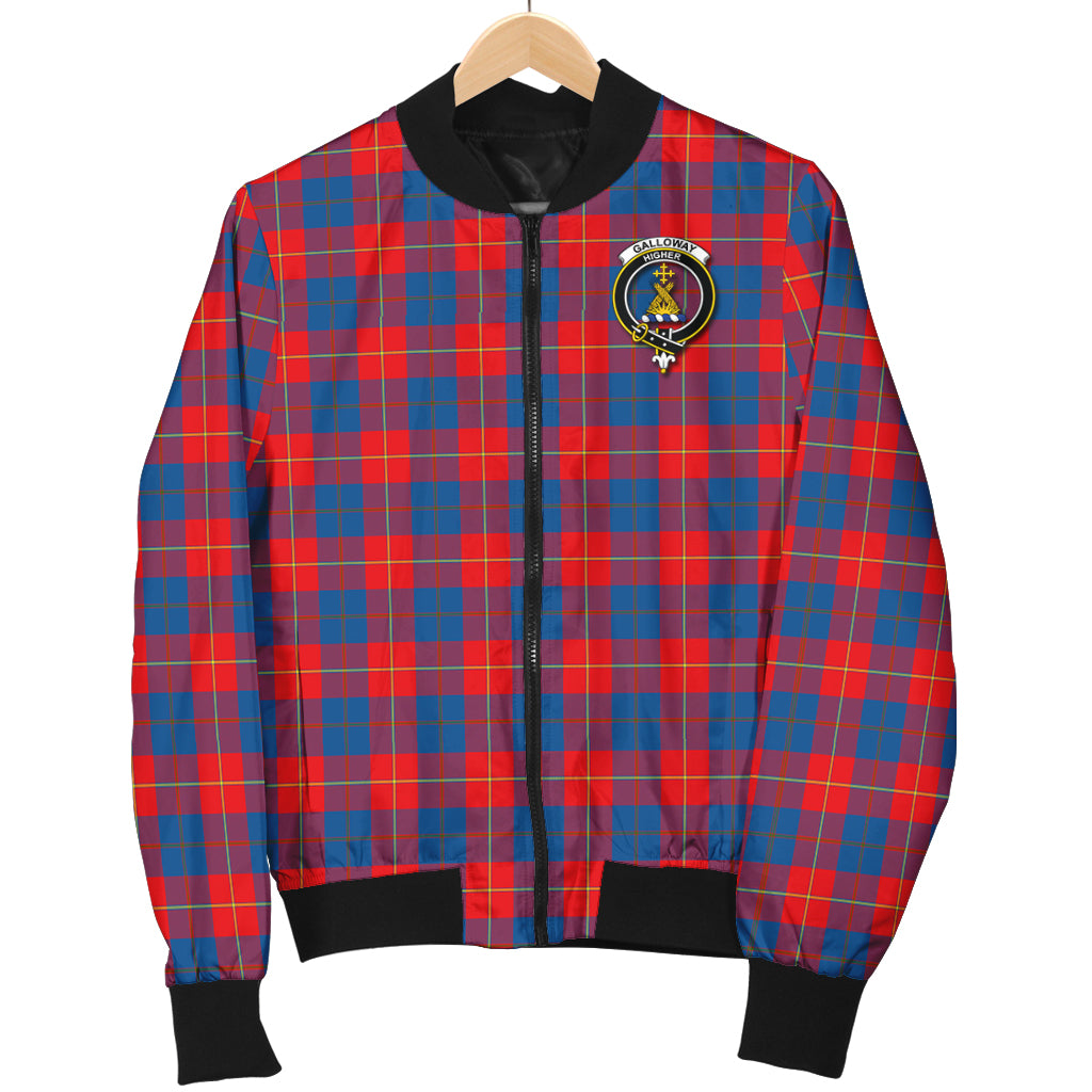 galloway-red-tartan-bomber-jacket-with-family-crest