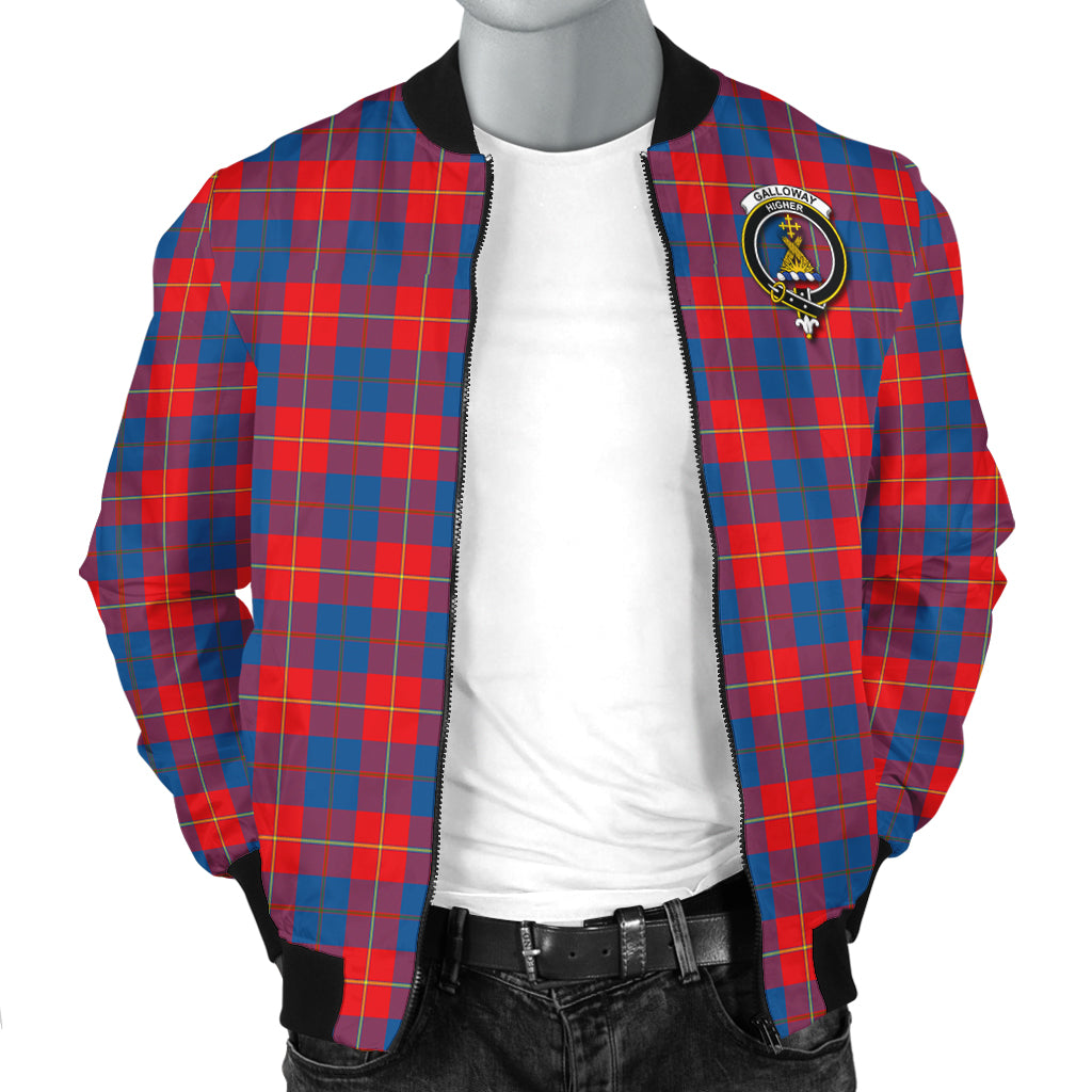 galloway-red-tartan-bomber-jacket-with-family-crest