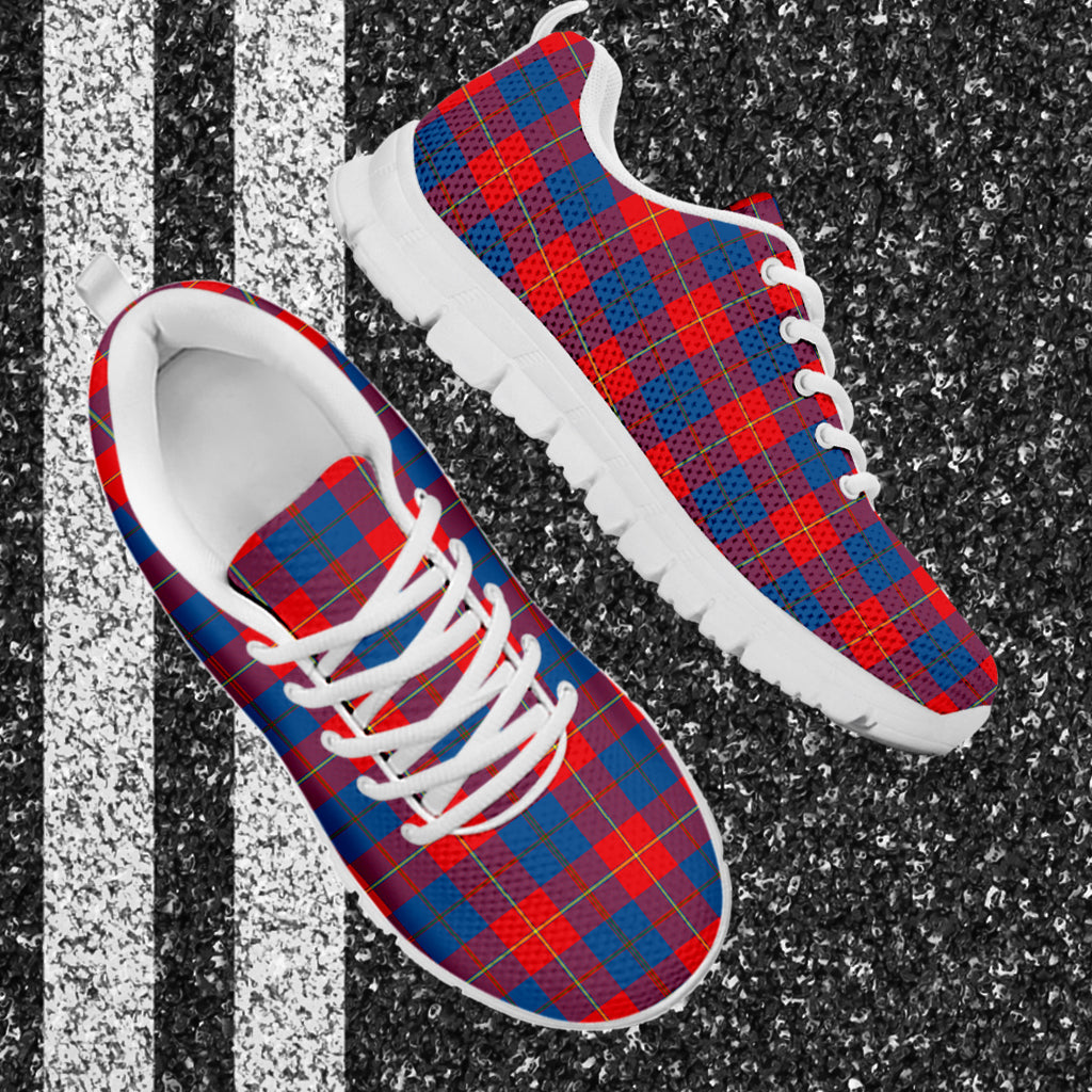 Galloway Red Tartan Sneakers - Tartan Vibes Clothing