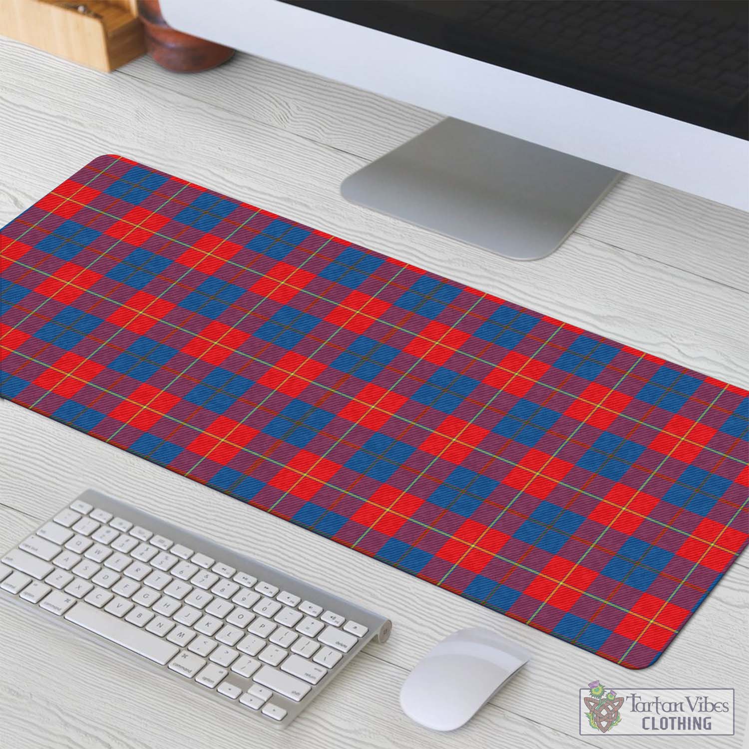 Tartan Vibes Clothing Galloway Red Tartan Mouse Pad