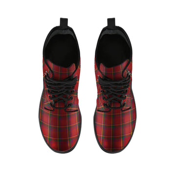 Galway County Ireland Tartan Leather Boots