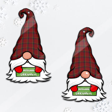 Galway County Ireland Gnome Christmas Ornament with His Tartan Christmas Hat