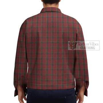 Galway County Ireland Tartan Unisex Lapel Cotton Jacket - Tartan Vibes Clothing