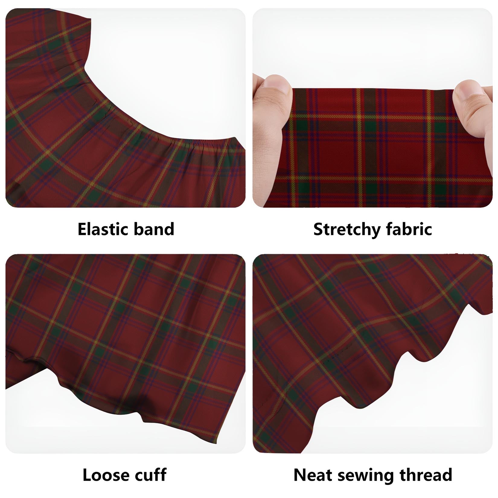 Galway County Ireland Tartan Off Shoulder Long Dress - Tartanvibesclothing