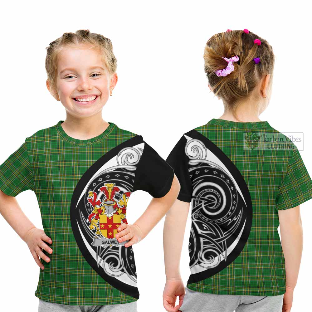 Galwey Irish Clan Kid T-Shirt Celtic Circle Style - Tartan Vibes Clothing