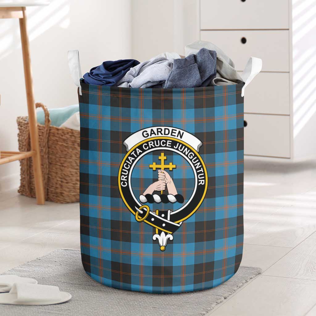 Tartan Vibes Clothing Garden Tartan Laundry Basket with Family Crest