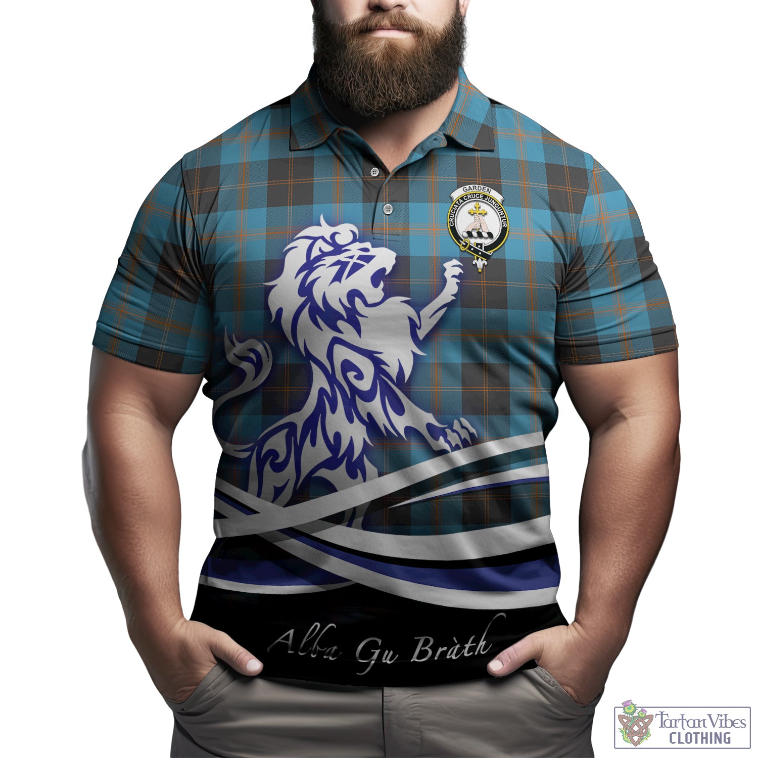 garden-tartan-polo-shirt-with-alba-gu-brath-regal-lion-emblem