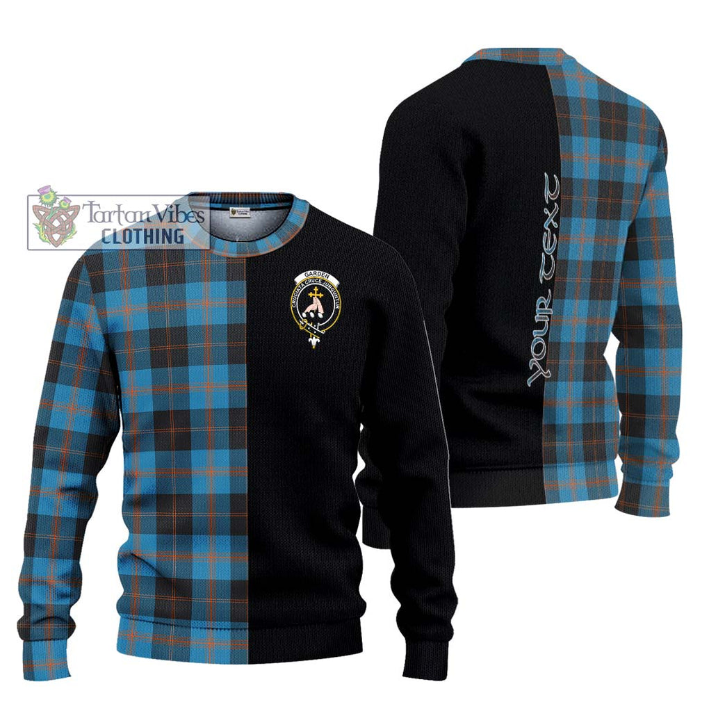 Garden (Gardyne) Tartan Knitted Sweater with Family Crest and Half Of Me Style Unisex - Tartanvibesclothing Shop