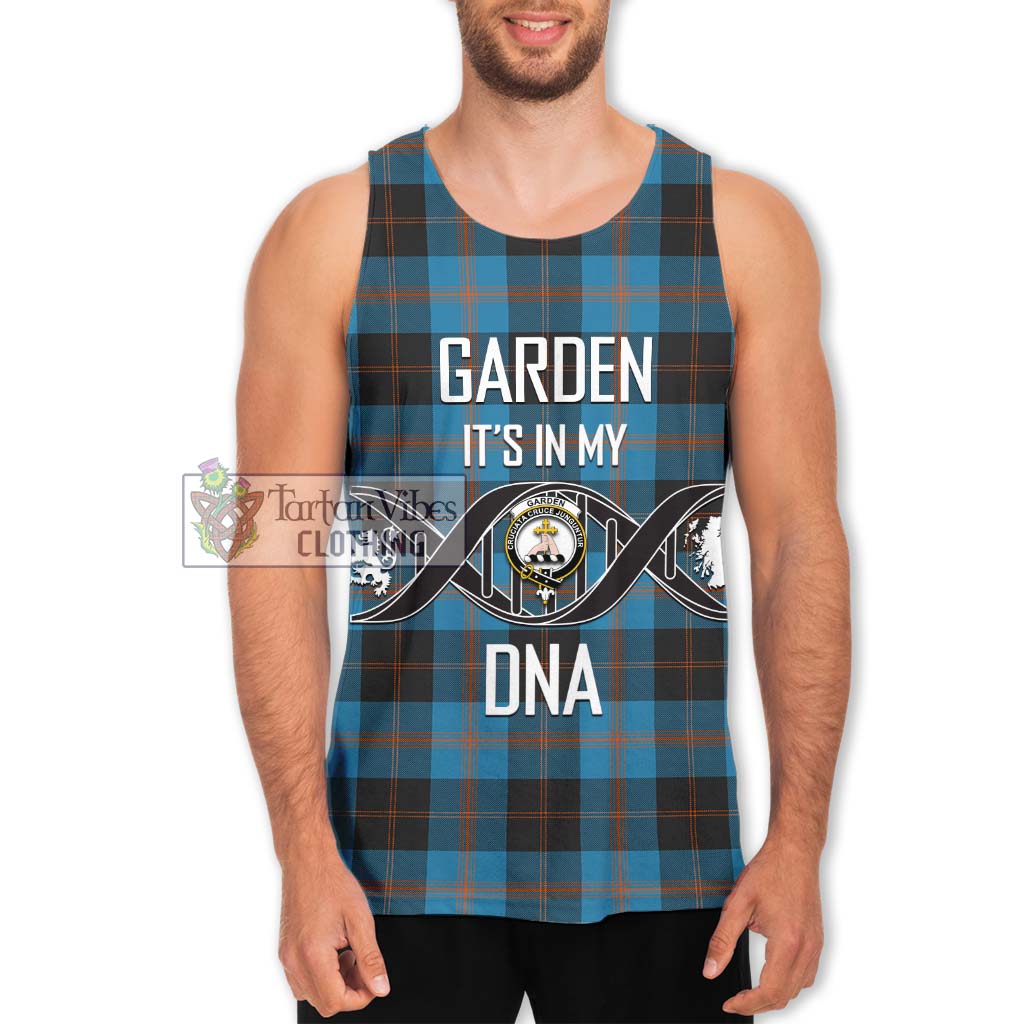 Tartan Vibes Clothing Garden Tartan Men's Tank Top with Family Crest DNA In Me Style