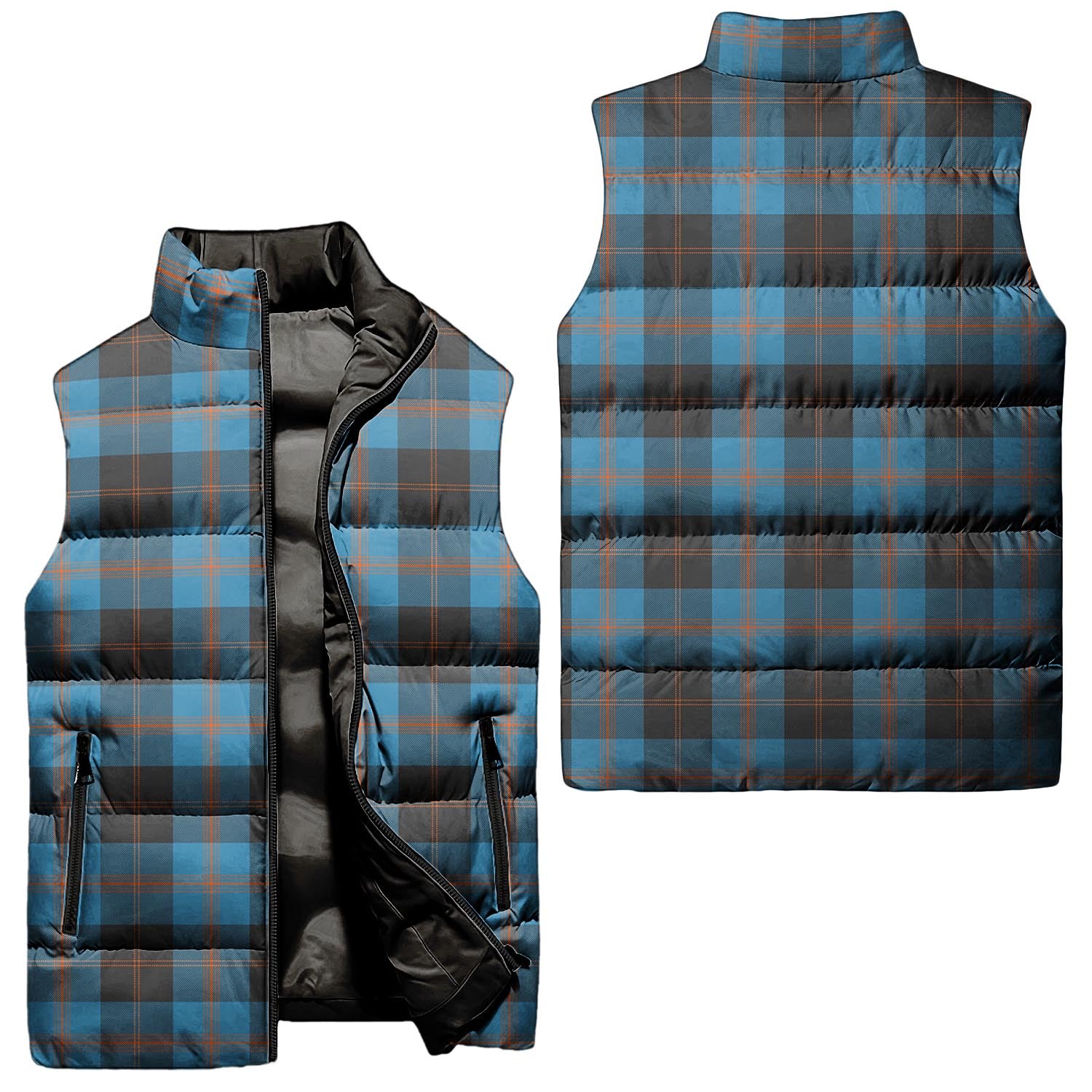 Garden Tartan Sleeveless Puffer Jacket Unisex - Tartanvibesclothing