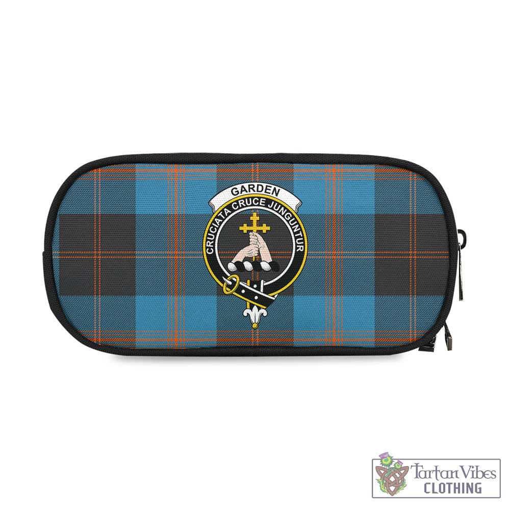 Tartan Vibes Clothing Garden Tartan Pen and Pencil Case with Family Crest